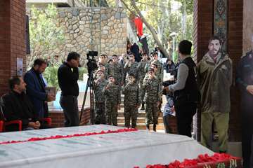 مراسم رونمایی از یادمان شهدای گمنام